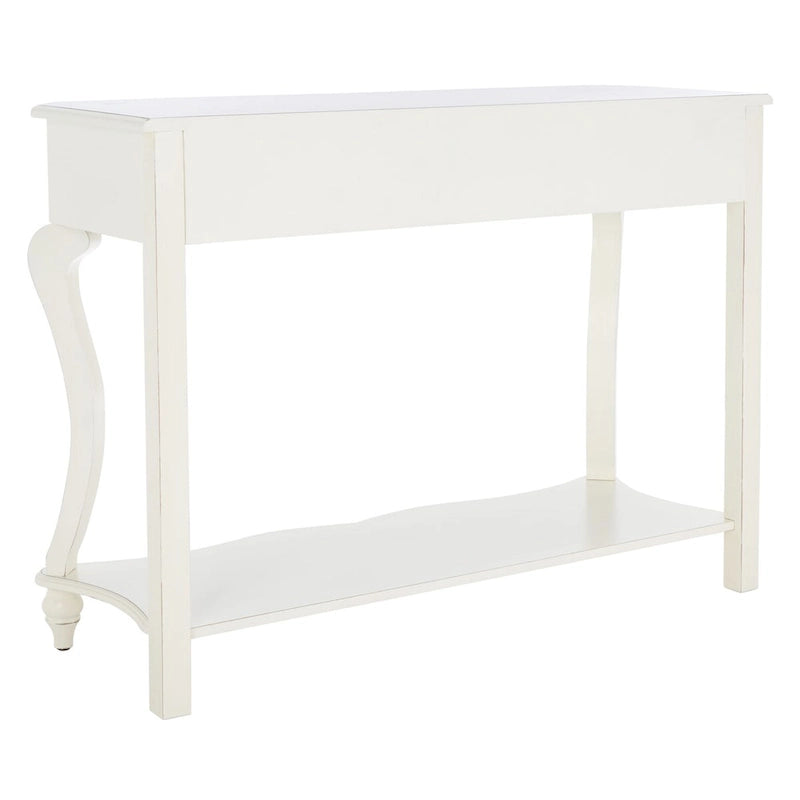 Mesa de consola de madera marrón oscuro - 43 an. x 15 prof. x 32 al.