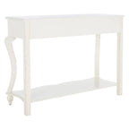 Mesa de consola de madera marrón oscuro - 43 an. x 15 prof. x 32 al.