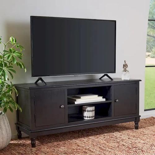 Mueble para TV y multimedia de 2 puertas y 1 estante - 47.3" An x 15.8" P x 20" Al