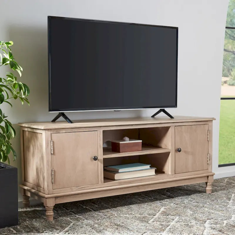 Mueble para TV y multimedia de 2 puertas y 1 estante - 47.3" An x 15.8" P x 20" Al