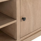 Mueble para TV y multimedia de 2 puertas y 1 estante - 47.3" An x 15.8" P x 20" Al