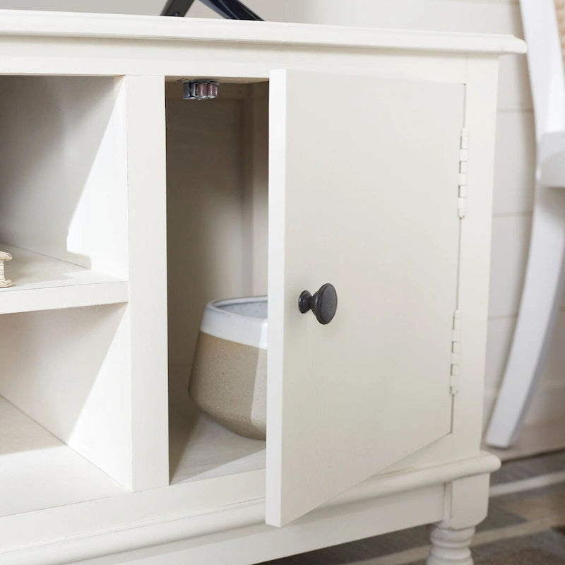 Mueble para TV y multimedia de 2 puertas y 1 estante - 47.3" An x 15.8" P x 20" Al