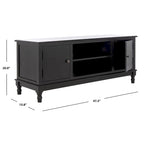 Mueble para TV y multimedia de 2 puertas y 1 estante - 47.3" An x 15.8" P x 20" Al