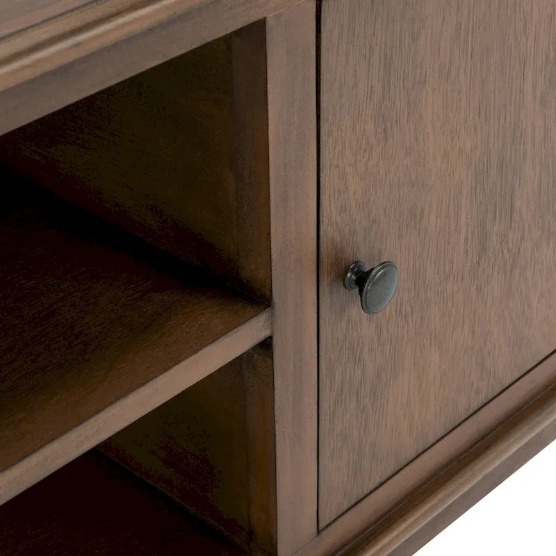 Mueble para TV y multimedia de 2 puertas y 1 estante - 47.3" An x 15.8" P x 20" Al