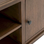 Mueble para TV y multimedia de 2 puertas y 1 estante - 47.3" An x 15.8" P x 20" Al