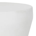 Mesa auxiliar de hormigón para interior/exterior Cheul - 12.2" x 12.2" x 17.3"