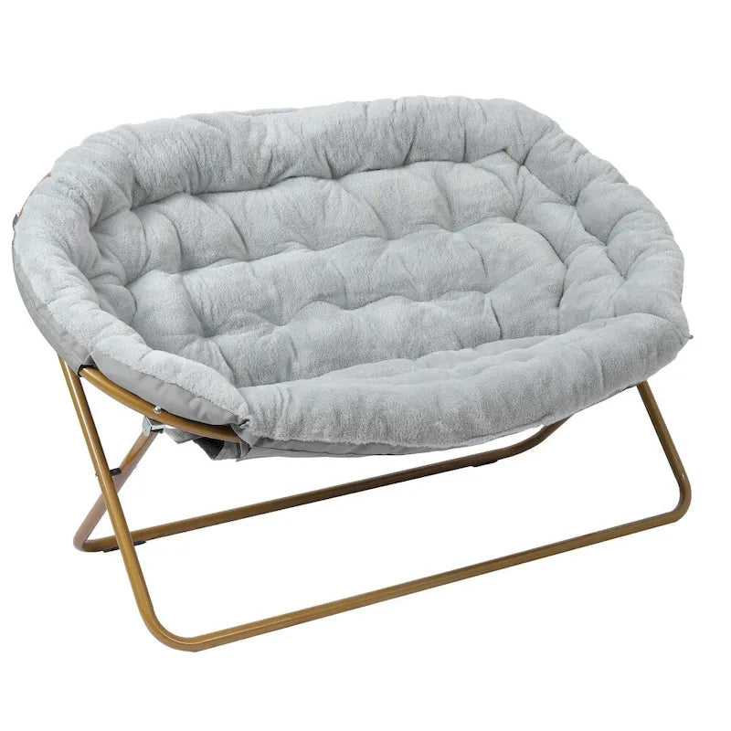 Sillón doble con 2 otomanas