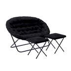 Sillón doble con 2 otomanas