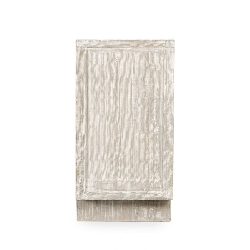 Aparador de madera de pino reciclada de 4 puertas