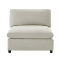 Sillón decorativo sin brazos con fundas de cojín extraíbles