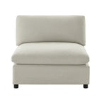 Sillón decorativo sin brazos con fundas de cojín extraíbles