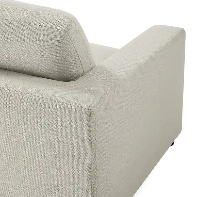 Sillón decorativo sin brazos con fundas de cojín extraíbles