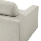 Sillón decorativo sin brazos con fundas de cojín extraíbles
