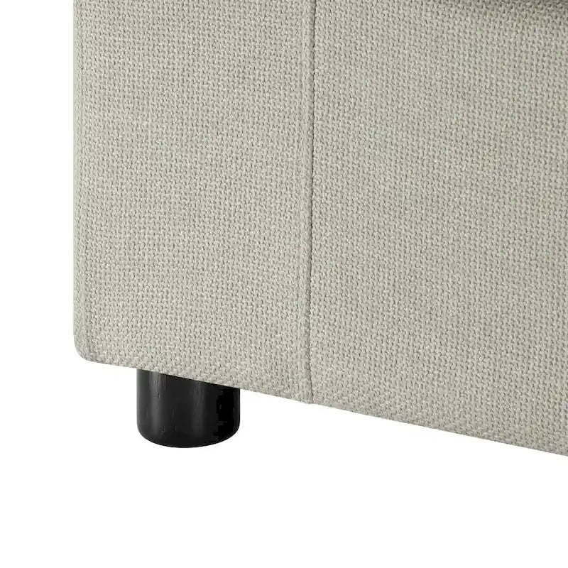 Sillón decorativo sin brazos con fundas de cojín extraíbles