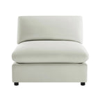 Sillón decorativo sin brazos con fundas de cojín extraíbles