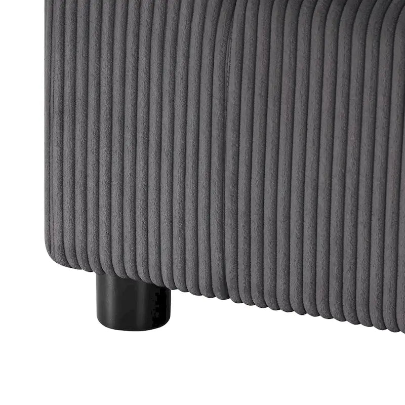 Sillón decorativo sin brazos con fundas de cojín extraíbles