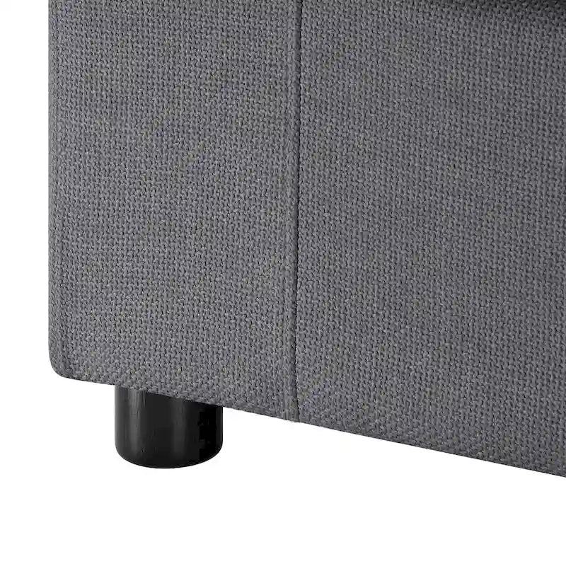Sillón decorativo sin brazos con fundas de cojín extraíbles