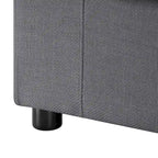 Sillón decorativo sin brazos con fundas de cojín extraíbles