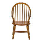 Sillón rústico de roble con respaldo de arco