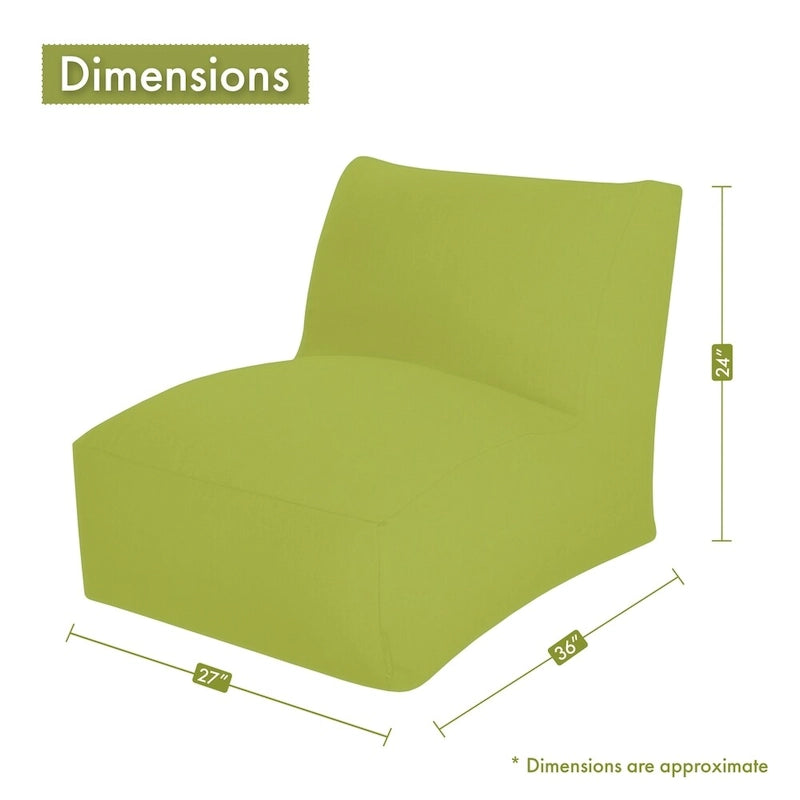 Puf reclinable para interiores – 91 cm L x 69 cm A x 61 cm Al