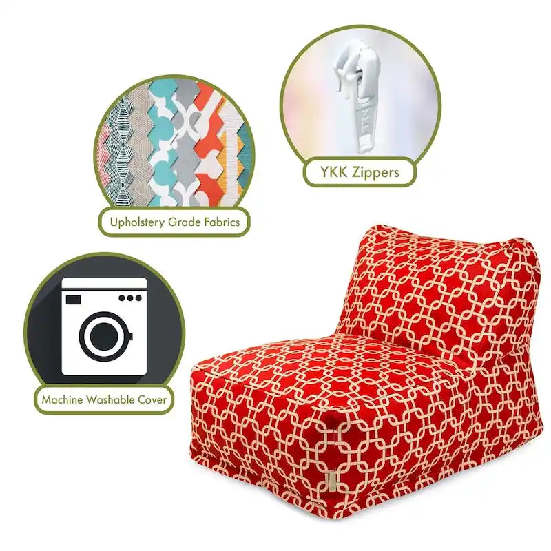 Puf reclinable para interiores – 91 cm L x 69 cm A x 61 cm Al