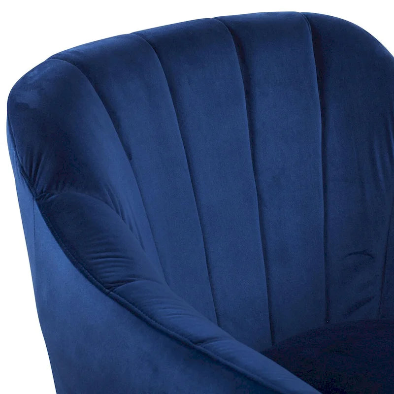 Sillón decorativo de poliéster para sala de estar - Negro, azul o amarillo