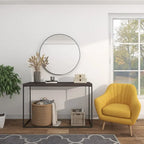 Sillón decorativo de poliéster para sala de estar - Negro, azul o amarillo