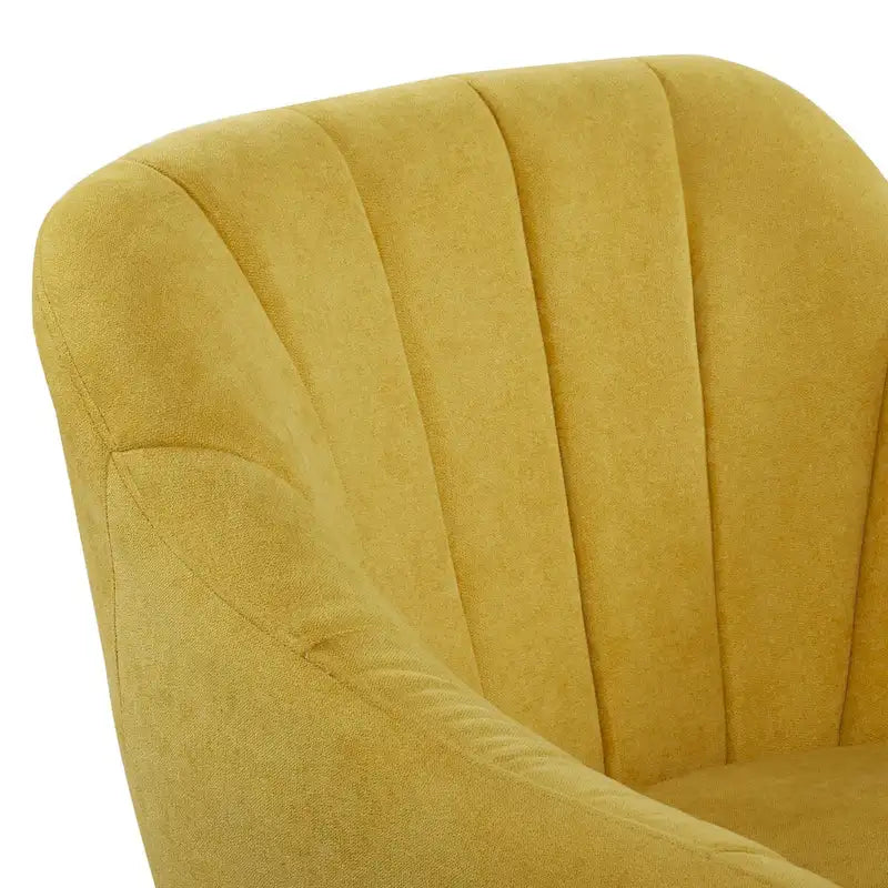 Sillón decorativo de poliéster para sala de estar - Negro, azul o amarillo